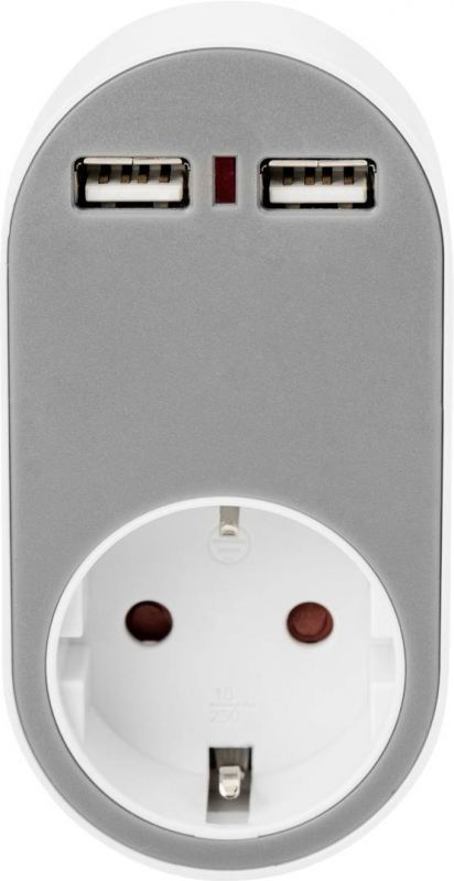 Зарядний пристрій DIGITUS Universal USB + Power Socket