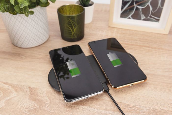 Зарядний пристрій DIGITUS Wireless Charging, Pad, Duo, 15W