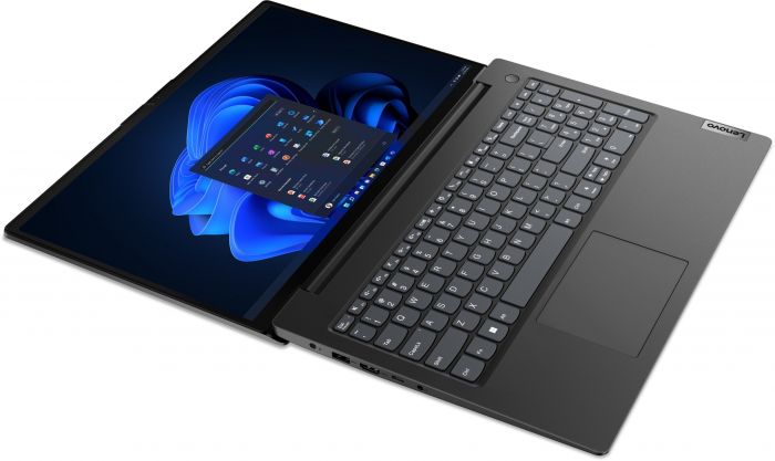 Ноутбук Lenovo V15 15.6" FHD IPS AG, AMD R3-7320U, 16GB, F256GB, UMA, DOS, чорний