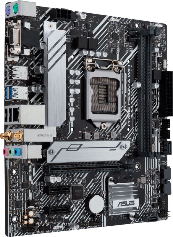 Материнcька плата ASUS PRIME H510M-A WIFI s1200 H510 2xDDR4 HDMI DP D-Sub Wi-Fi BT mATX