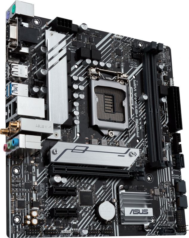Материнcька плата ASUS PRIME H510M-A WIFI s1200 H510 2xDDR4 HDMI DP D-Sub Wi-Fi BT mATX