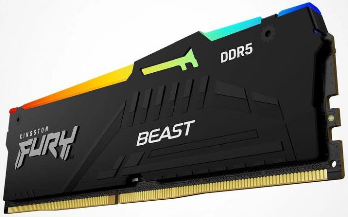 Пам'ять ПК Kingston DDR5 16GB 5600 Beast Black RGB