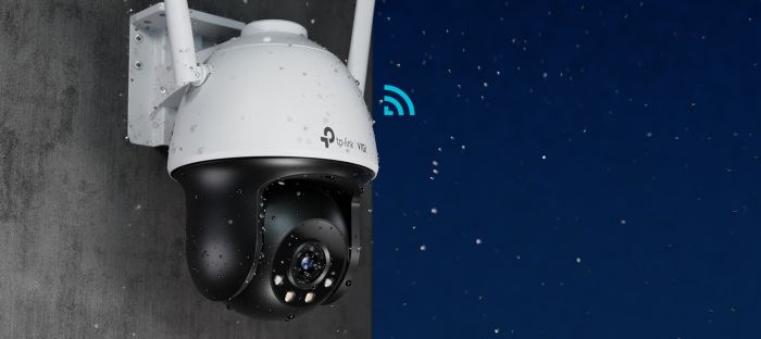 IP-Камера TP-LINK VIGI C540-W-4, PoE, 4Мп, 4 мм, Wi-Fi, H265+, IP66, Dome, кольорове нічне бачення, зовнішня