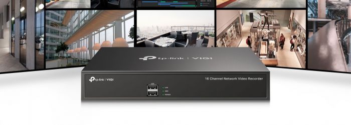 IP-Відеорегістратор TP-LINK VIGI NVR1016H 16 каналів, 2xUSB, H265+, 1xHDD, до 10 ТБ