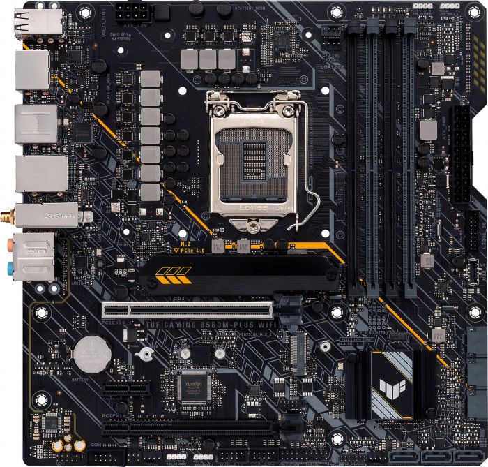 Материнcька плата ASUS TUF GAMING B560M-PLUS WIFI s1200 B560 4xDDR4 M.2 HDMI DP Wi-Fi BT mATX