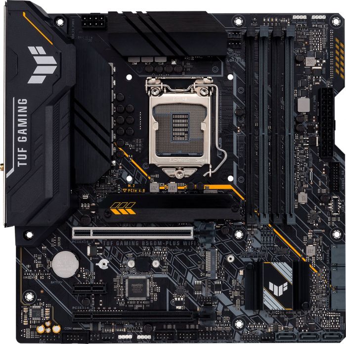 Материнcька плата ASUS TUF GAMING B560M-PLUS WIFI s1200 B560 4xDDR4 M.2 HDMI DP Wi-Fi BT mATX