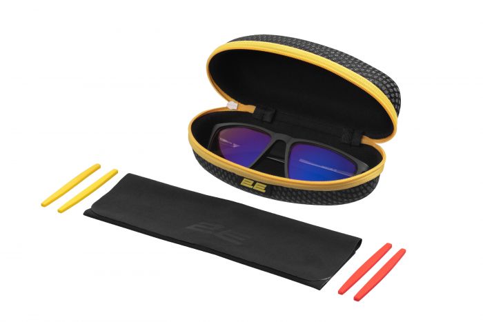 Захисні окуляри 2E GAMING Anti-blue Black + Kit