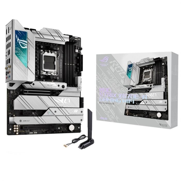 Материнcька плата ASUS ROG STRIX X670E-A GAMING WIFI sAM5 X670 4xDDR5 M.2 HDMI DP WiFi BT ATX