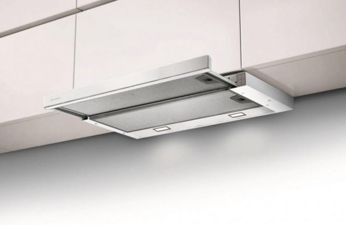 Витяжка Faber телескоп, 60см, 701м.куб/год, Flexa Ng Glass Lux Wh A60, білий
