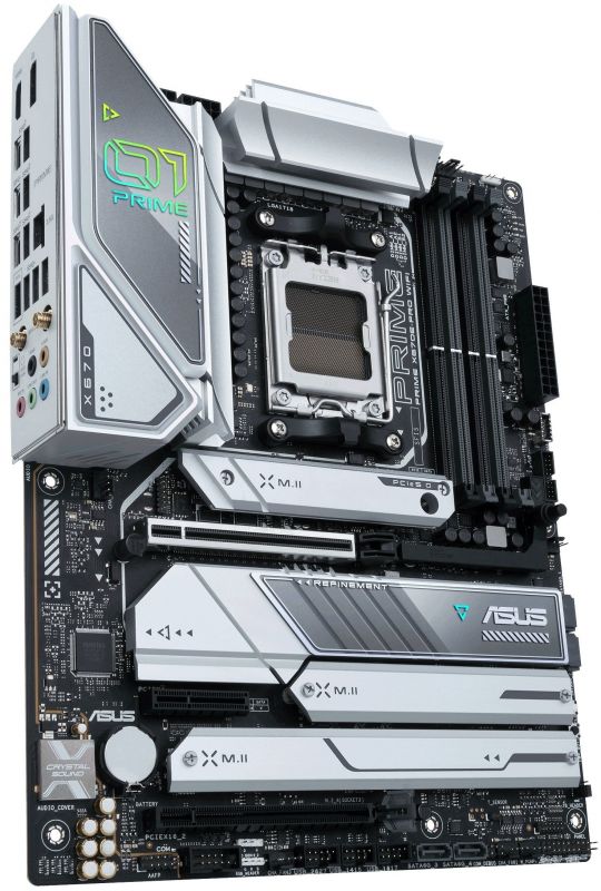 Материнcька плата ASUS PRIME X670E-PRO WIFI sAM5 X670 4xDDR5 M.2 DP HDMI WiFi BT ATX