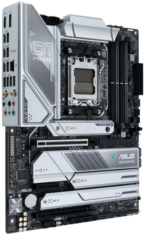 Материнcька плата ASUS PRIME X670E-PRO WIFI sAM5 X670 4xDDR5 M.2 DP HDMI WiFi BT ATX