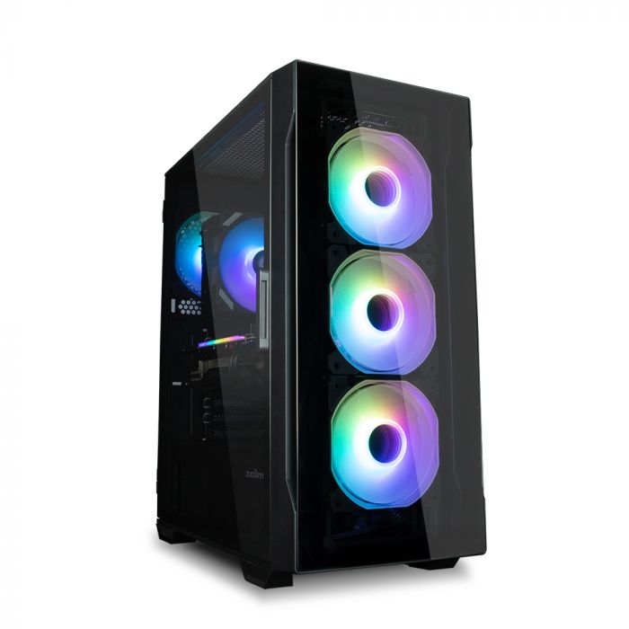 Корпус Zalman I3 Neo TG, без БЖ, 1xUSB3.0, 2xUSB2.0, 4x120mm RGB fans, TG Side/Front Panel, ATX, чорний