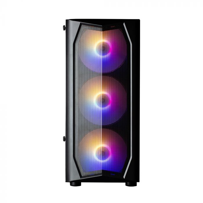Корпус Zalman N4 Rev.1, без БЖ, 1xUSB3.0, 2xUSB2.0, 3x140mm RGB fans, 3x120mm RGB fans, TG Side Window, ATX, чорний