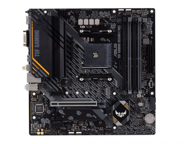 Материнcька плата ASUS TUF GAMING B550M-E WIFI sAM4 B550 4xDDR4 M.2 HDMI DP Wi-Fi BT mATX