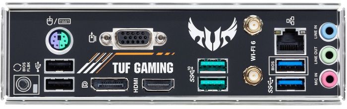 Материнcька плата ASUS TUF GAMING B550M-E WIFI sAM4 B550 4xDDR4 M.2 HDMI DP Wi-Fi BT mATX