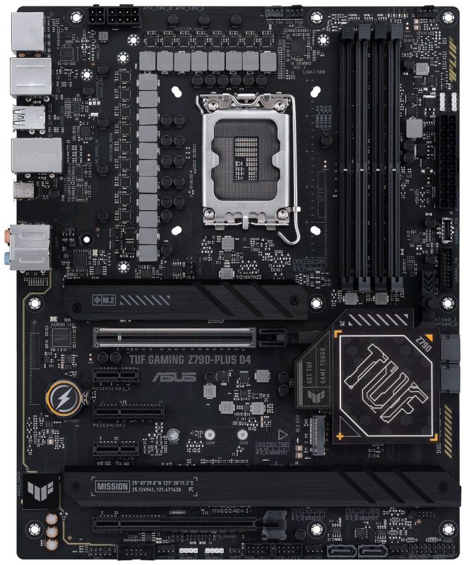 Материнcька плата ASUS TUF GAMING Z790-PLUS D4 s1700 Z790 4xDDR4 M.2 HDMI DP ATX