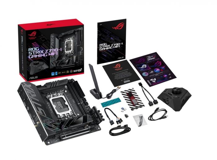 Материнcька плата ASUS ROG STRIX Z790-I GAMING WIFI s1700 Z790 2xDDR5 M.2 HDMI Thunderbolt Wi-Fi BT mITX