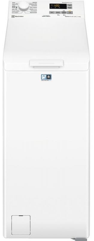 Пральна машина Electrolux вертикальна, 6кг, 1000, A+++, 60см, дисплей, білий