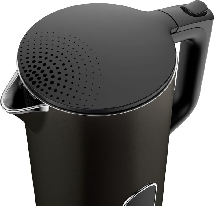 Електрочайник Tefal DIGITAL, 1,7л, з подвійними стінками, цифровий дисплей, сіро-чорний