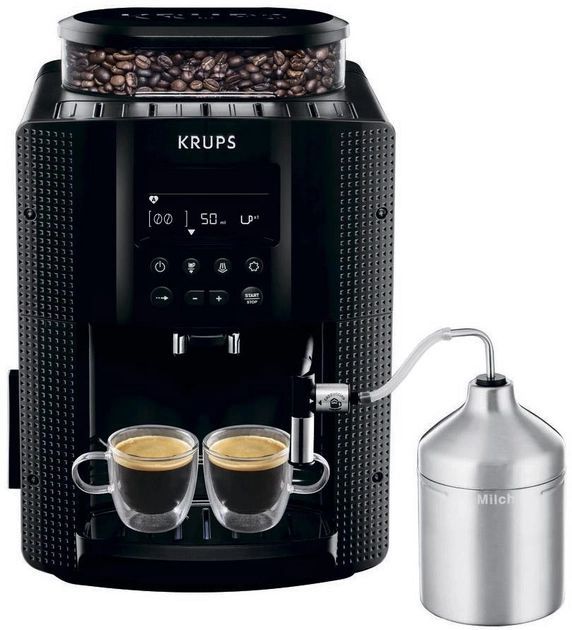 Кавомашина Krups  Essential , 1,7л, зерно, автомат.капуч, чорний