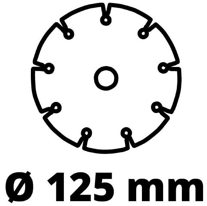 Штроборіз Einhell TE-MA 1500, 1500 Вт, шир. 8-30 мм, глиб. 5-30 мм, диск 125х22.2 мм, 4.8 кг