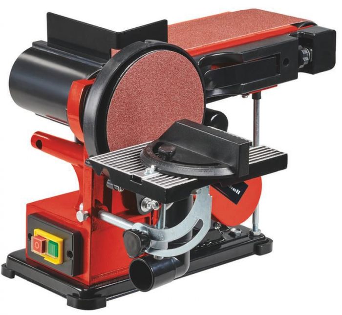 Верстат шліфувальний Einhell TC-US 380, 380 Вт, диск 150 мм, стрічка 914х100 мм, 1500 об/хв, 13.25 кг