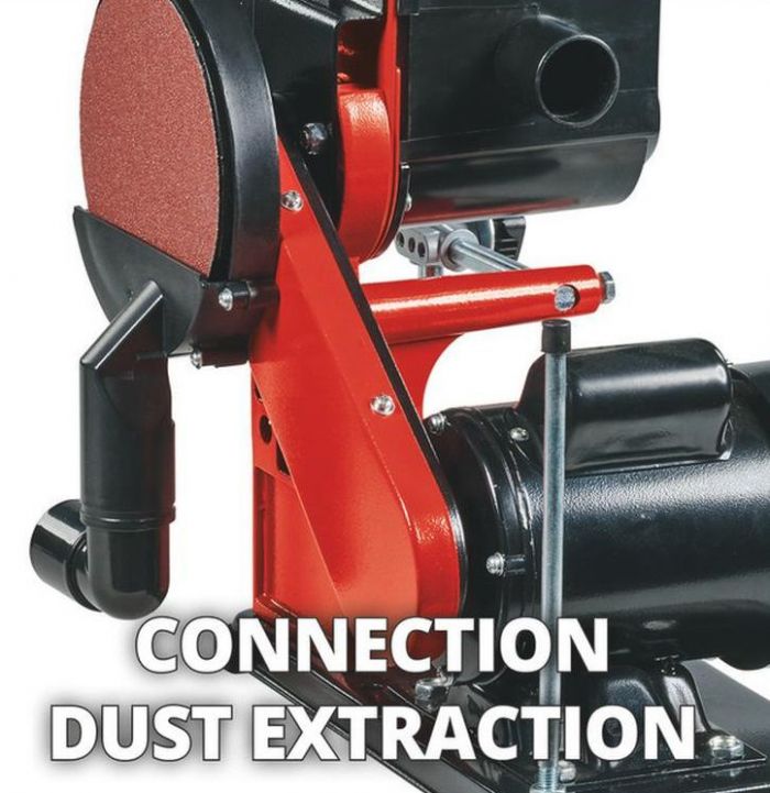 Верстат шліфувальний Einhell TC-US 380, 380 Вт, диск 150 мм, стрічка 914х100 мм, 1500 об/хв, 13.25 кг