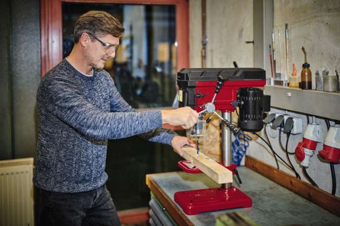 Верстат свердлильний Einhell TC-BD 500, 500 Вт, свердло 1,5-13 мм, 200-2410 об/хв