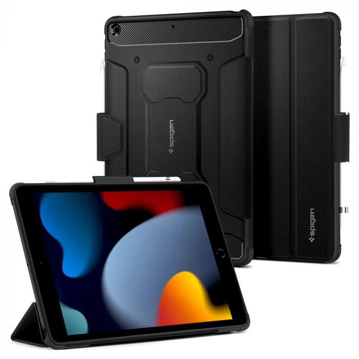 Чохол Spigen для Apple iPad 10.2" (2021-2020-2019) Rugged Armor Pro, Black