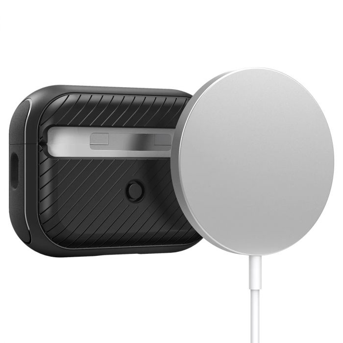 Чохол Spigen для Apple AirPods Pro 2 Mag Armor (MagFit), Matte Black