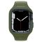 Чохол та ремінець 2в1 Spigen для Apple Watch 45mm Liquid Air Pro, Moss Green