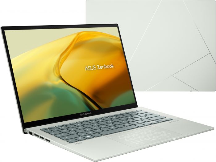 Ноутбук ASUS Zenbook 14 UX3402ZA-KM407W 14" 2.8K OLED, Intel i7-1260P, 16GB, F1TB, UMA, Win11, Морська хвиля