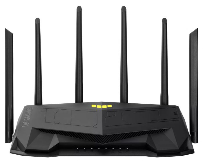 Маршрутизатор ASUS TUF-AX6000 4xGE LAN 1x2.5GE LAN 1x2.5GE WAN 1xUSB3.2 MU-MIMO OFDMA MESH gaming AURA RGB