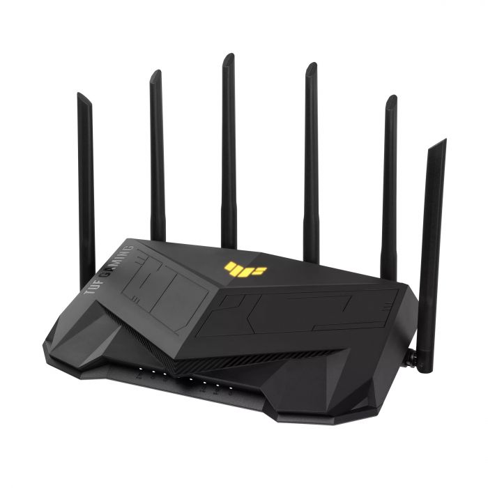 Маршрутизатор ASUS TUF-AX6000 4xGE LAN 1x2.5GE LAN 1x2.5GE WAN 1xUSB3.2 MU-MIMO OFDMA MESH gaming AURA RGB
