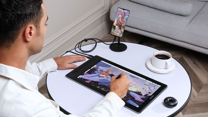 Графічний монітор Huion Kamvas Pro 16 2,5K Silver