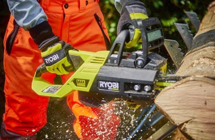 Рукавички для роботи з ланцюговою пилкою Ryobi RAC258MM, вологозахист, нар. L