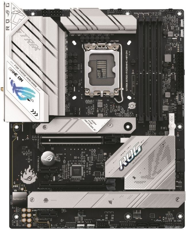 Материнcька плата ASUS ROG STRIX B760-A GAMING WIFI s1700 B760 4xDDR5 M.2 HDMI DP Wi-Fi BT ATX