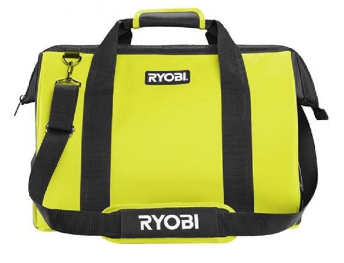 Сумка для ланцюгової пили Ryobi RAC256 із пластиковим піддоном, що знімається.