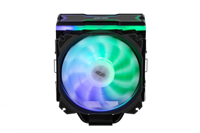 Процесорний кулер 2E Gaming Air Cool AC120D4TC-ARGB, LGA1700, 1366, 1200, 115X, AM5, AM4, AM3, AM3+, AM2, AM2+, FM2, FM1, 4pin PWM,+ 5V 3pin RGB, TDP 180W