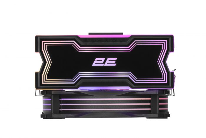Процесорний кулер 2E Gaming Air Cool AC120D4TC-ARGB, LGA1700, 1366, 1200, 115X, AM5, AM4, AM3, AM3+, AM2, AM2+, FM2, FM1, 4pin PWM,+ 5V 3pin RGB, TDP 180W