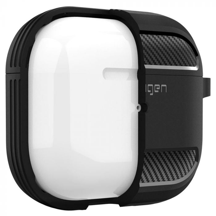 Чохол Spigen для AirPods 3 Rugged Armor, Matte Black