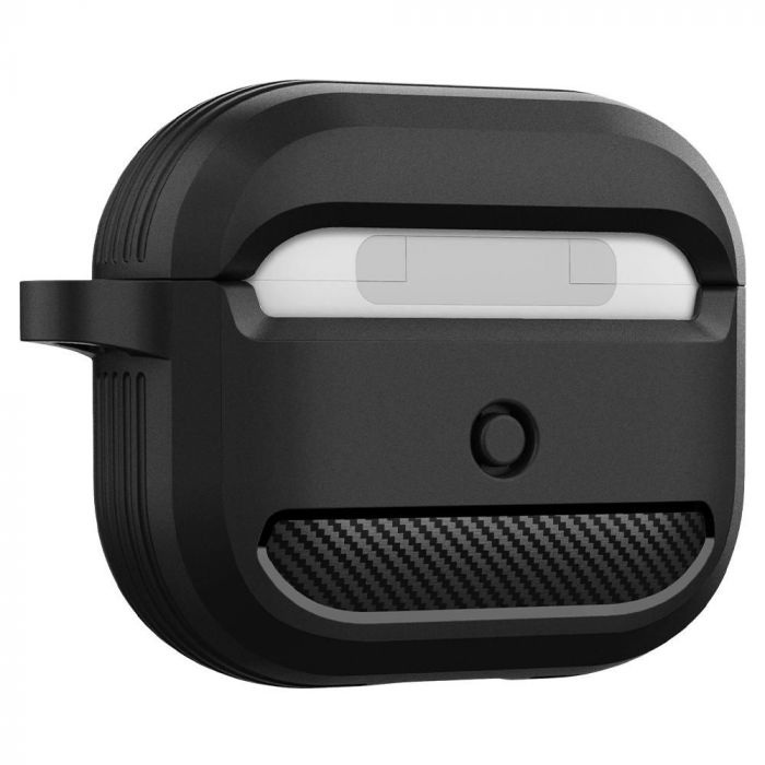 Чохол Spigen для AirPods 3 Rugged Armor, Matte Black