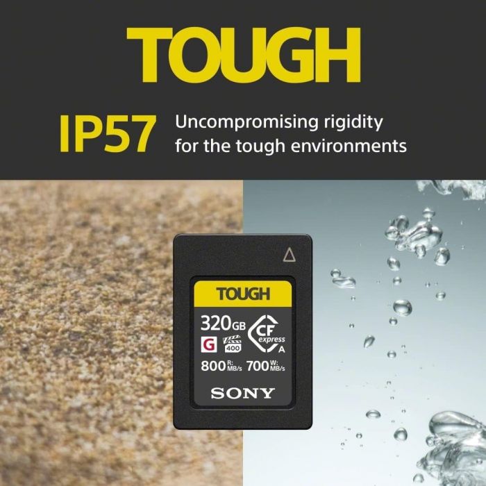 Карта пам'яті Sony CFexpress Type A 320GB R800/W700 Tough