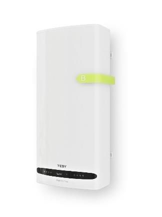 Водонагрівач електричний Tesy Bellislimo Dry GCR 1002724D E31 EC  100 л, 2.4 кВт, сухий тен, плаский, універсальний монтаж, електронне керування, Болгарія, B