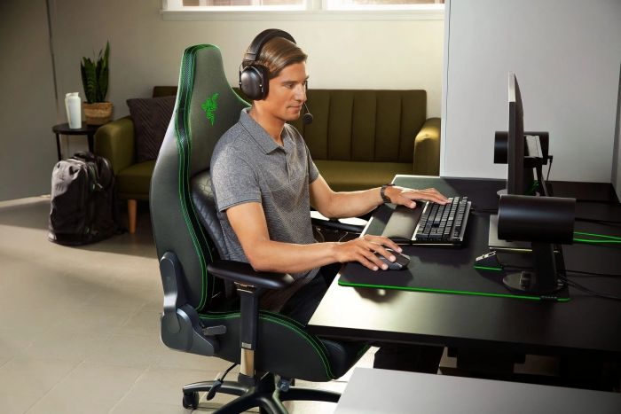 Крісло Razer Iskur Black/Green