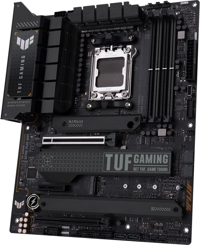 Материнcька плата ASUS TUF GAMING X670E-PLUS WIFI sAM5 X670 4xDDR5 M.2 HDMI DP WiFi BT ATX