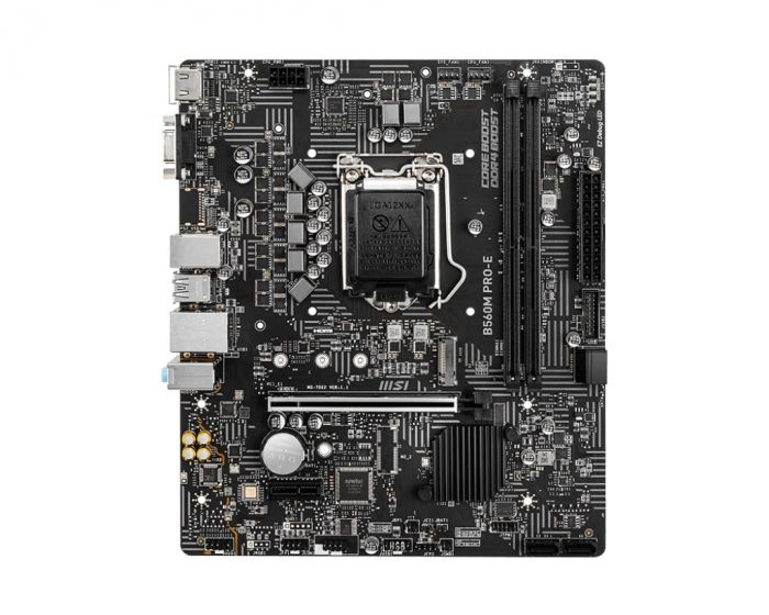 Материнcька плата MSI B560M PRO-E s1200 B560 2xDDR4 HDMI DSub mATX