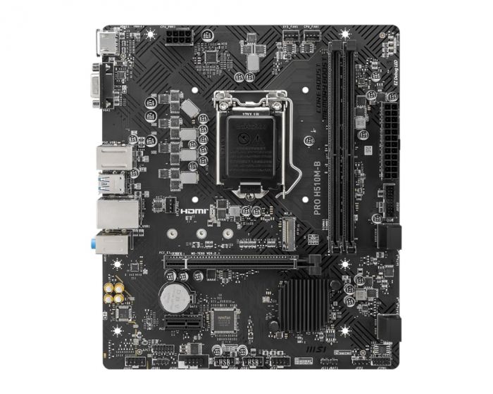 Материнcька плата MSI PRO H510M-B s1200 H470 2xDDR4 HDMI DSub M.2 mATX