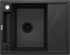 Мийка кухонна Deante Magnetic, граніт, прямокут., з крилом, 640х500х219мм, чаша - 1, врізна, металічний графіт