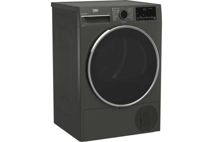 Сушильна машина Beko тепловий насос, 8кг, A++, 60см, дисплей, сірий